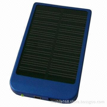 Solar Chargers for iPhone, 1,500mA Input Current, Sized 120*73*10mm